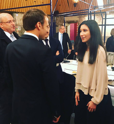 Image for La lauréate… et le Président !